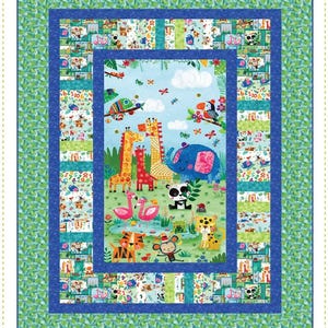 Fences Quilt Pattern by Quilting Renditions-Panel Quilt Pattern-Kari Nichols