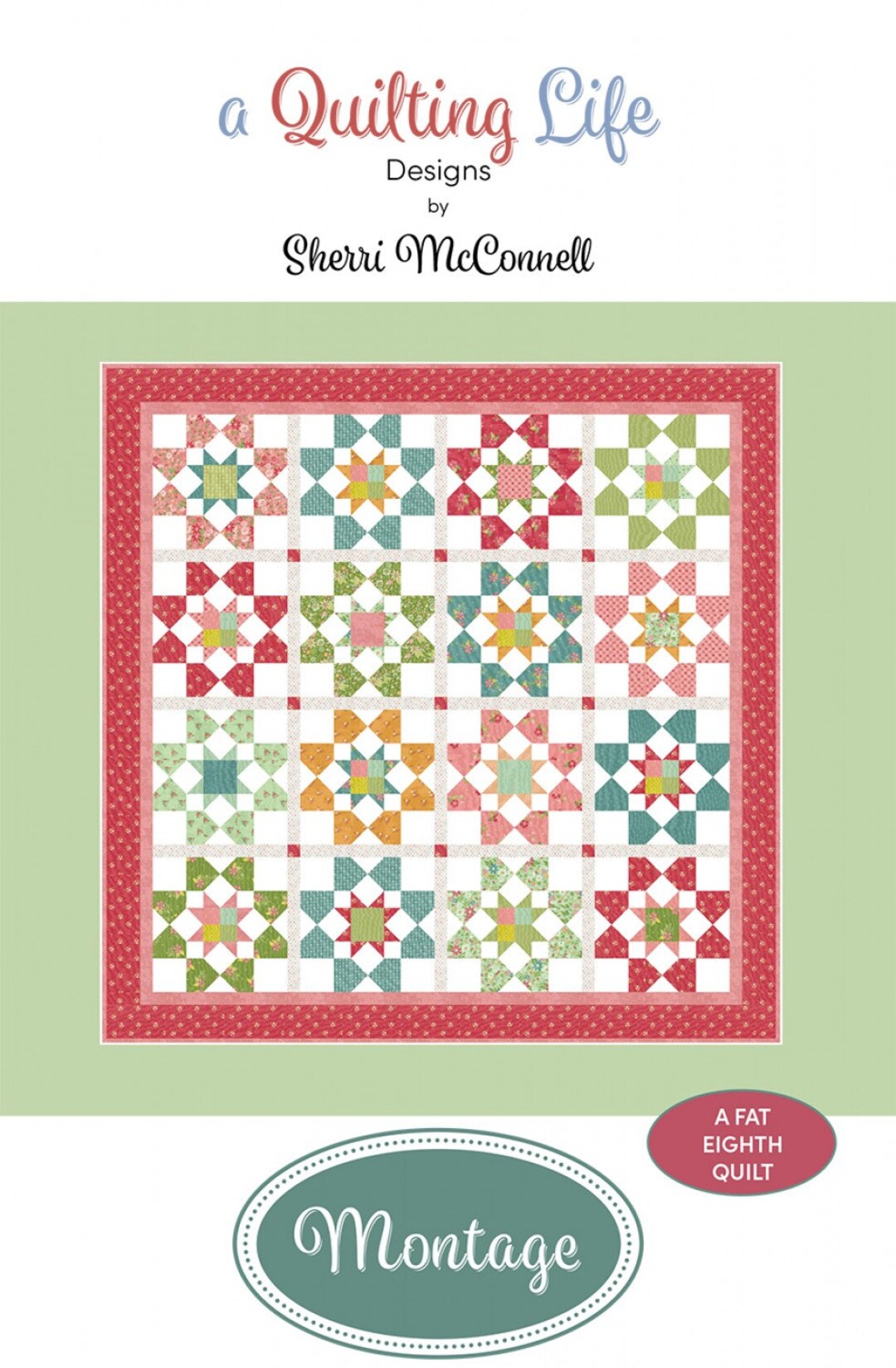 Montage Quilt Patterna Quilting Life Designssherri Mcconnell Etsy