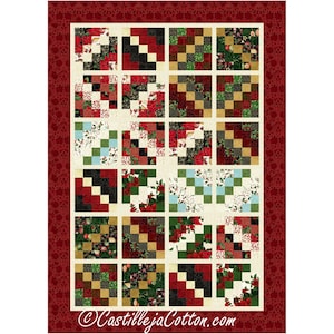 Jingle Diamonds Quilt Pattern PDF Quilt Pattern-Diane McGregor-Castilleja Cotton
