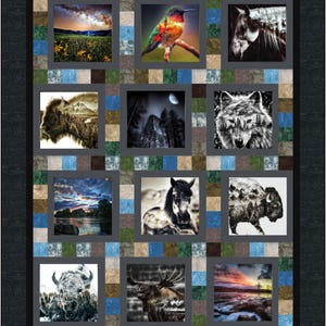Roads Quilt Pattern PDF Quilt Pattern-Pieced Quilt Pattern by Kari Nichols for Quilting Renditions