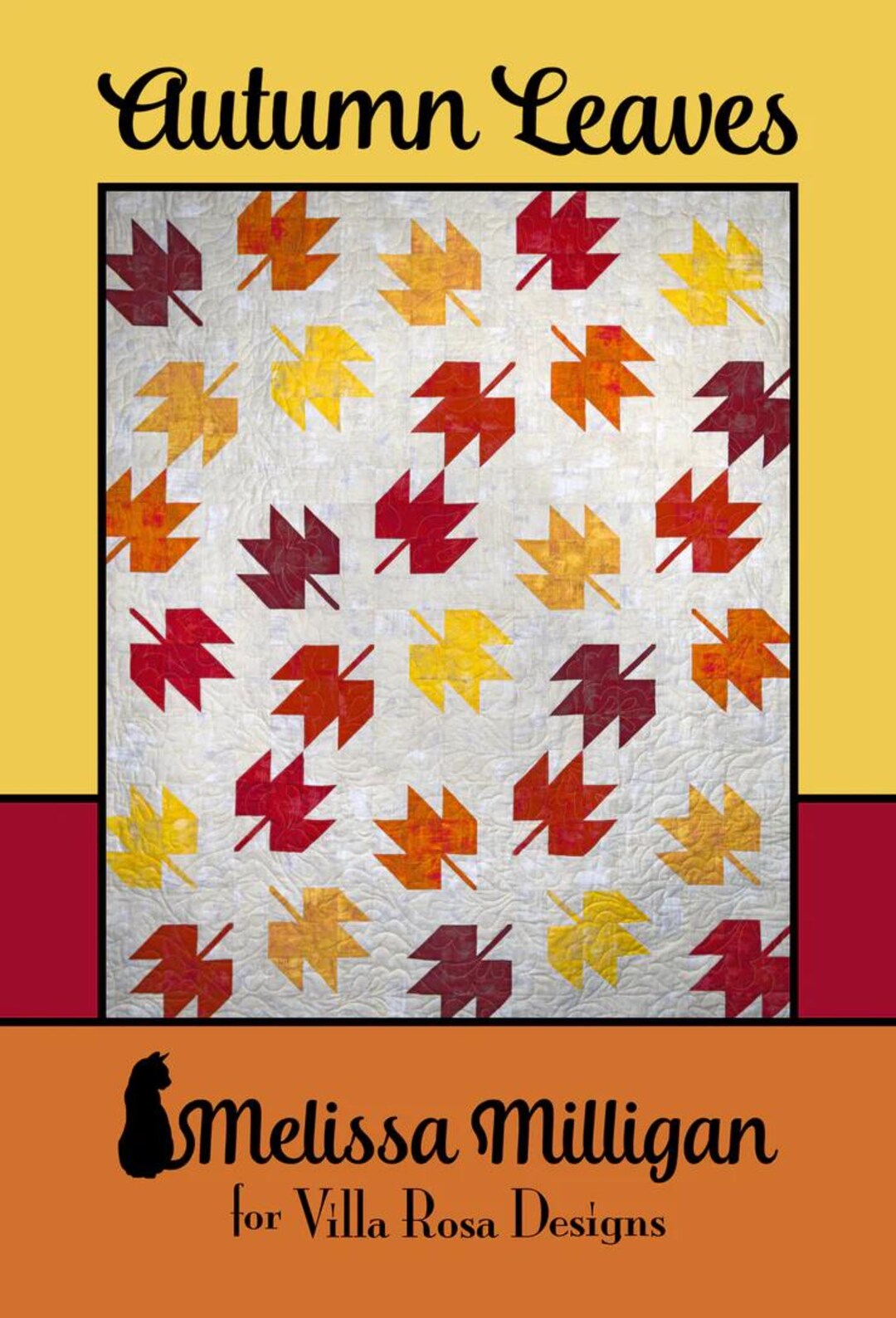 Autumn Leaves Throw Quilt Pattern – Fall Leaf Block (PDF) - Etsy