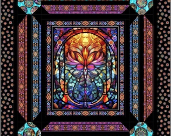 Sliders Panel Quilt Pattern by Kari Nichols (PDF Pattern)