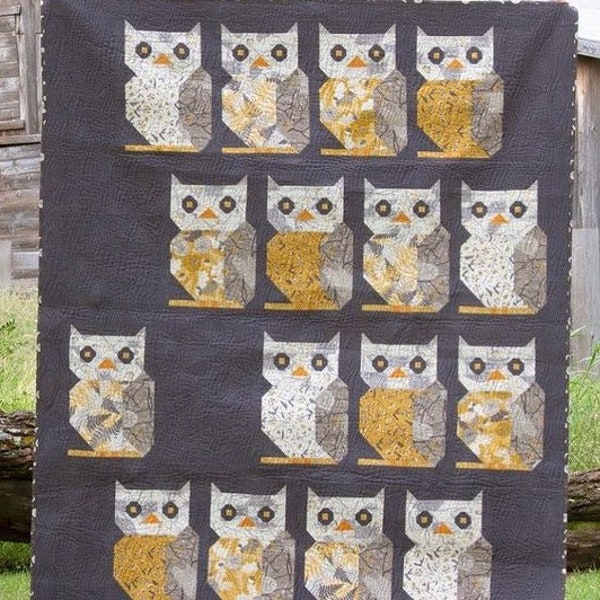 Owls See You-Owl Quilt Pattern- Wendy Sheppard