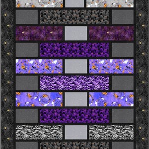 Bridges Quilt Pattern PDF Quilt Pattern-Pieced Quilt Pattern by Kari Nichols for Quilting Renditions