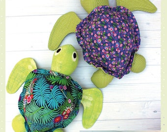 Sea Turtle Softie Pattern-Stuffed Turtle-Jennifer Heynen Creative Co