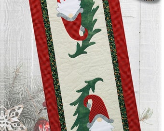 Home with a Gnome- Table Runner Quilt Pattern-Patch Abilities -Gnomes Quilt Pattern