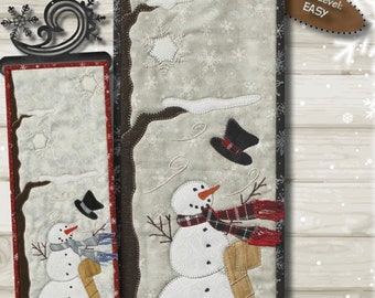 Windy Winter-Snowman Quilt Pattern-Patch Abilities -Christmas Quilt Pattern