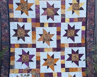 Pinballs Quilt Pattern: Pieced Design (PDF Download)