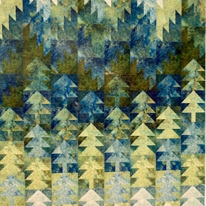 Misted Pines Quilt Pattern-Quilt Woman-Patti Carey-Patti&#39;s Patchwork