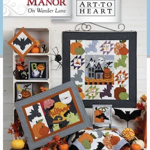 Midnight Manor on Wander Lane Quilt Pattern-Appliqué Quilt Pattern-Art to Heart