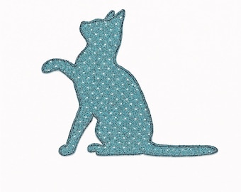 Cat Applique Template: Printable PDF Pattern for Quilting (5.5x6.5")