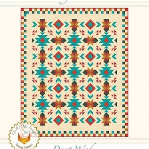 DESERT WIND-Quilt Pattern-QuiltFox-Judit Hajdu Quilt Pattern