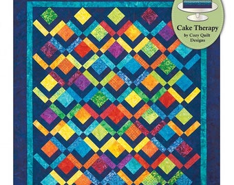 Three Layer Cake-Quilt Pattern- Cozy Strip Club Quilt Pattern-Precut Friendly Quilt Pattern