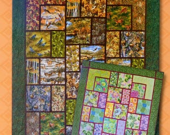 Patrón de colcha de bloques grandes más grande: Colchas para campamentos o retiros (Patrón en PDF)