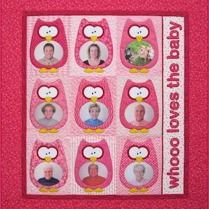 The Hoots! Owl Applique Quilt Pattern by Amy Bradley (PDF Pattern)
