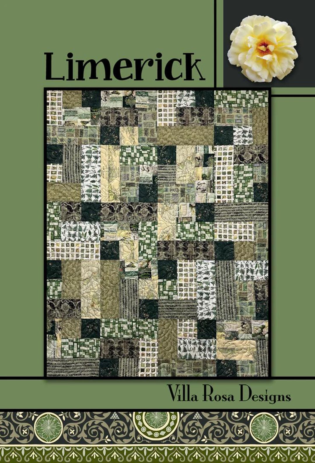Limerick Quilt Pattern: Villa Rosa Designs, 42x53 Inch (PDF Pattern) - Etsy