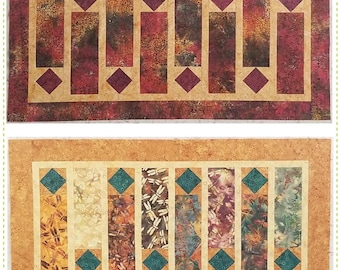 Gepunkteter Tischläufer PDF Quilt Muster (Digitaler Download)