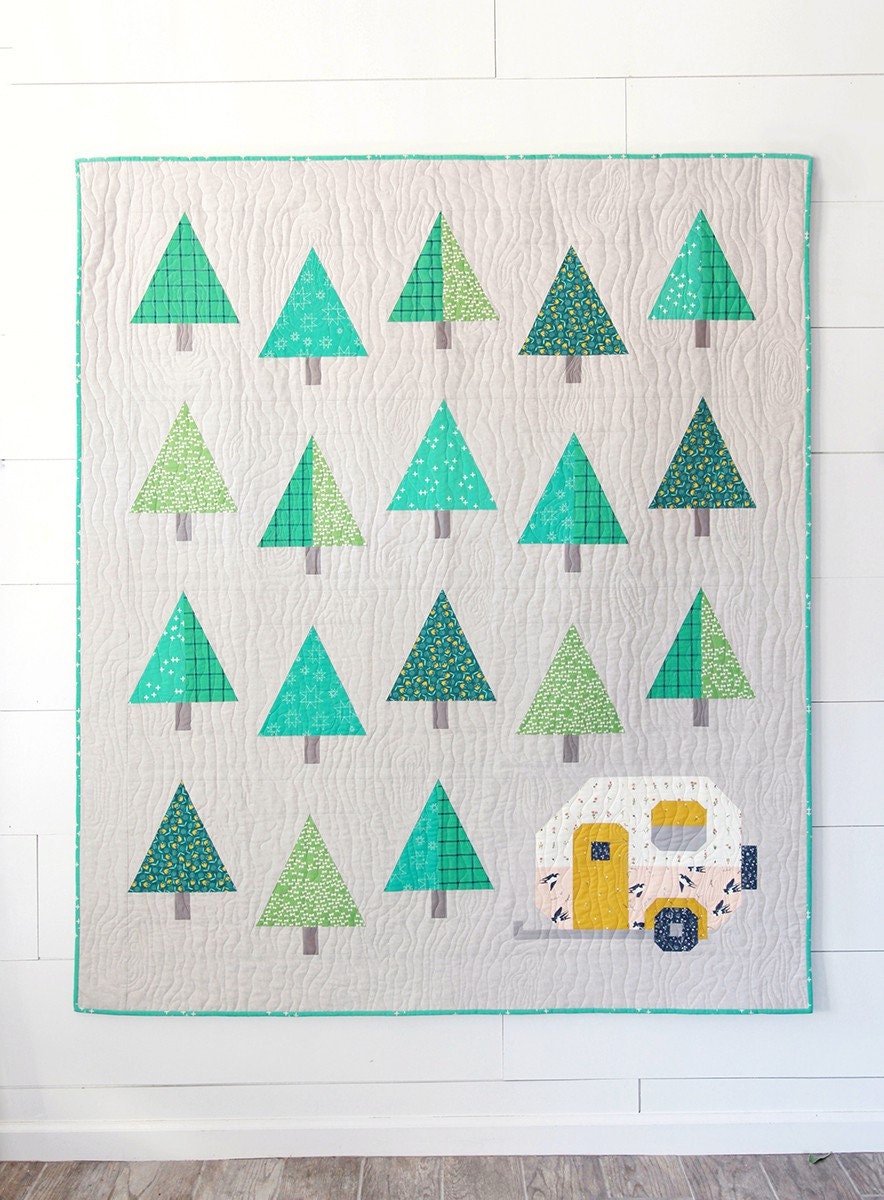 Happy Camper Quilt Kit by Beverly McCullough Joy in the Journey Quilt
