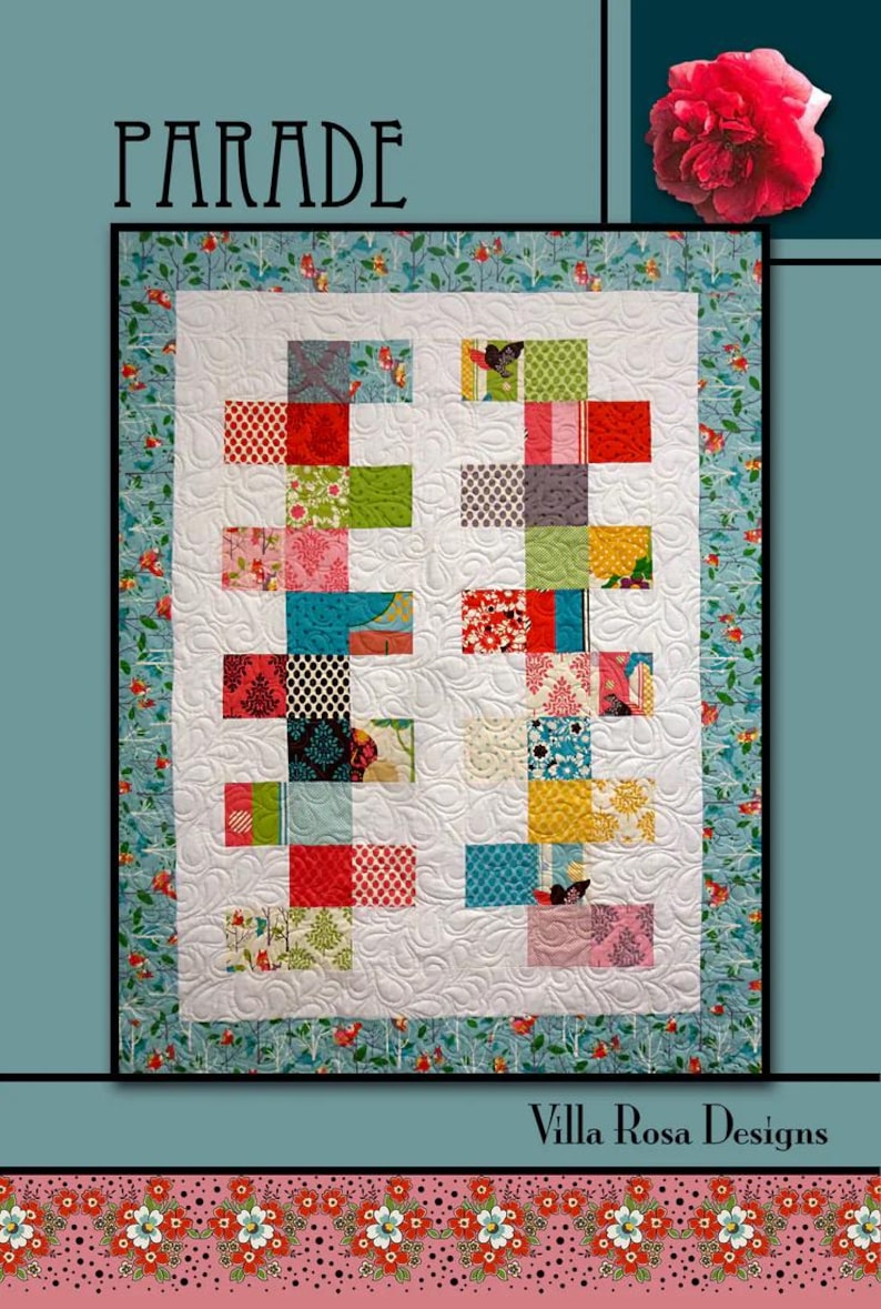 Parade PDF Quilt Pattern-villa Rosa Instant Download Quilt Pattern - Etsy
