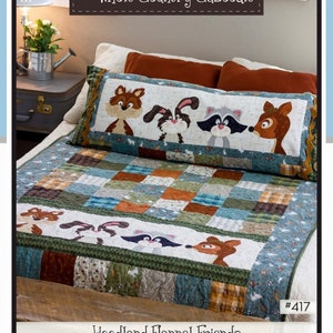 Woodland Flannel Friends-Quilt Pattern-The Whole Country Caboodle