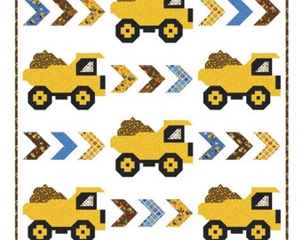 Dump Truck Quilt Pattern - Etsy