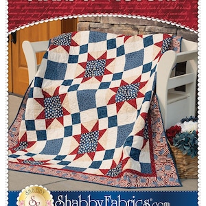 STARS OF VICTORY Quilt Pattern By Shabby Fabrics-Quilts of Valor Quilt Pattern