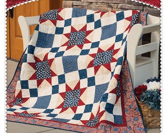 STARS OF VICTORY Quilt Pattern By Shabby Fabrics-Quilts of Valor Quilt Pattern