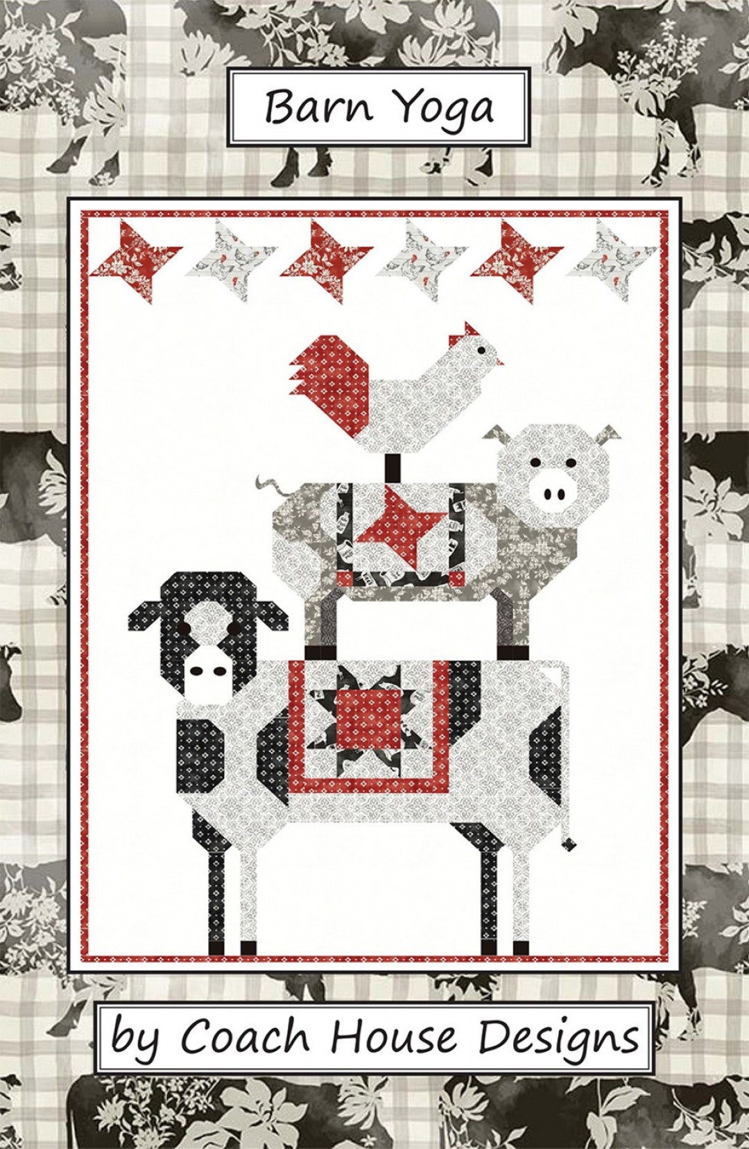 BARN YOGA Quilt Patterncoach House Quilt Patternfarm Quilt Etsy