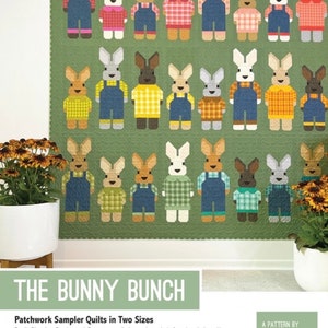 The Bunny Bunch-Quilt Pattern-Elizabeth Hartman-Pieced Quilt Pattern