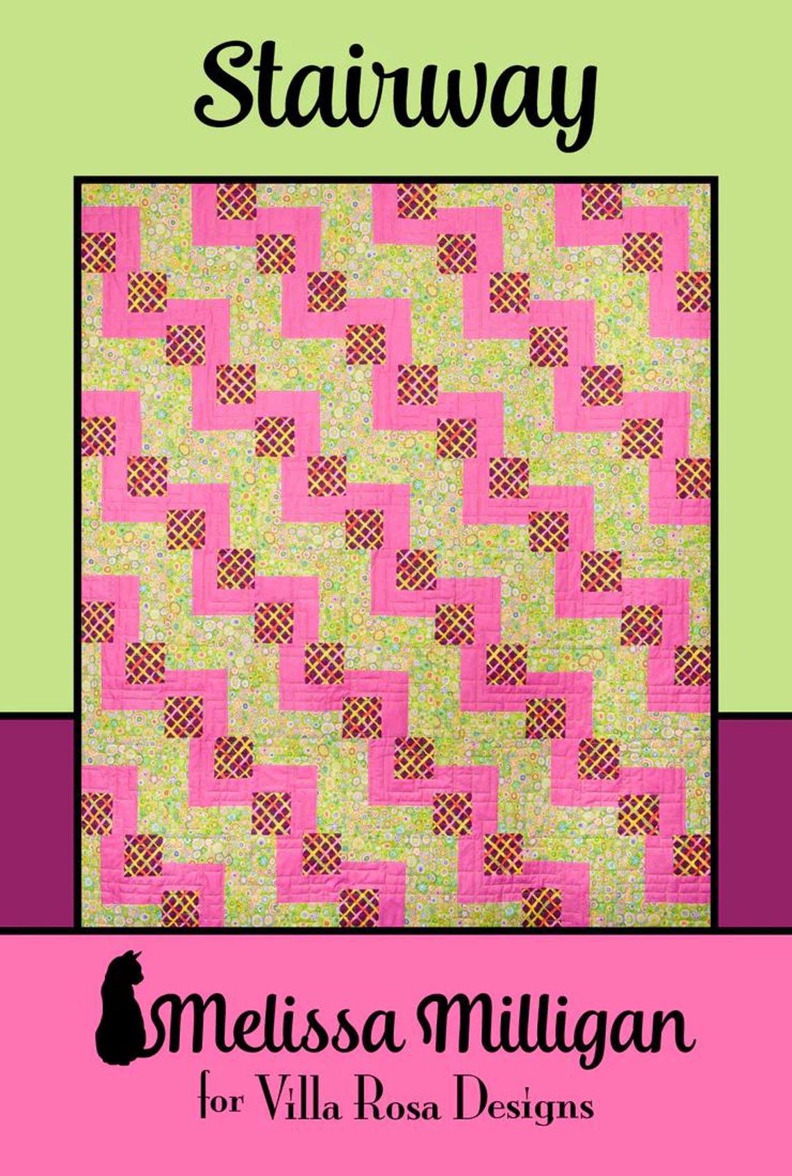 Stairway PDF Quilt Pattern-villa Rosa Instant Download Quilt Pattern - Etsy