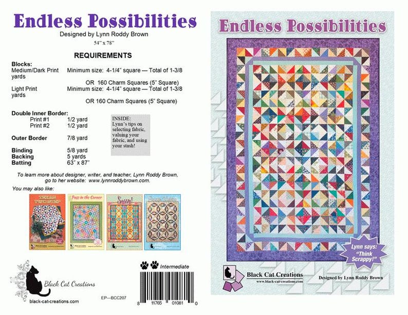 Endless Possibilities Quilt Pattern: Pieced Design (PDF Pattern) - Etsy