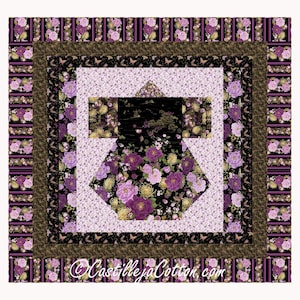 Panel Kimono King PDF Anleitung Quilt Pattern-Diane McGregor-Castilleja Cotton-Timeless Treasures Majestic