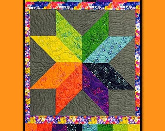 Padrão de colcha Silver Star: Fat Quarters Villa Rosa (padrão em PDF)