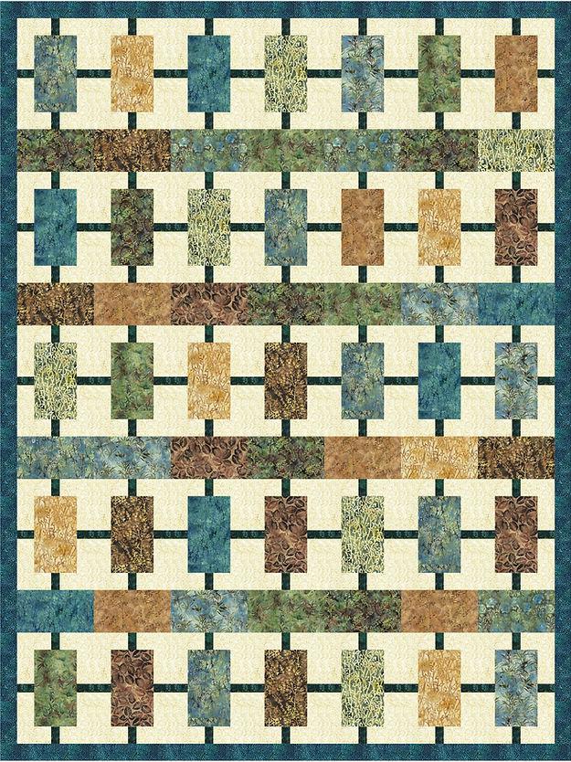 Pollock Pattern Pollock's Plan Quilt Pattern: Panel Design (PDF Download) - Etsy