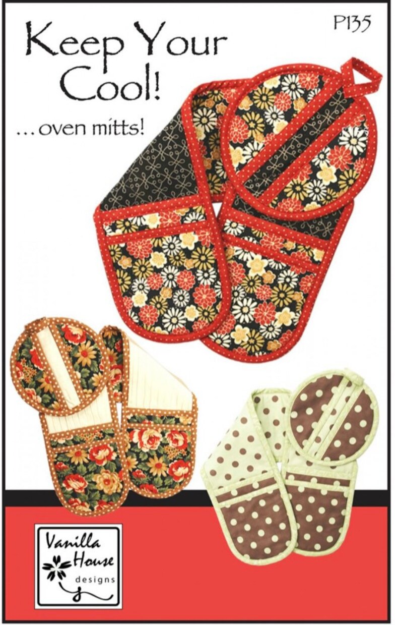 Keep Your Cooloven Mitts Patternvanilla House Etsy