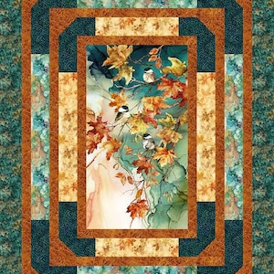 Beveled PDF Quilt Pattern by Quilting Renditions-Panel Quilt Pattern for Confident Beginner