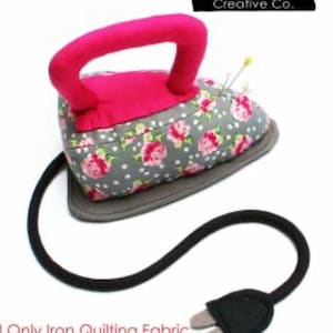 I Only Iron Quilting Fabric-Pincushion Pattern-Jennifer Jangles-Jennifer Heynan
