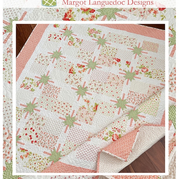 PREORDER: Cream Cheese and Jam Quilt Pattern by Pattern Basket Margot Languedoc