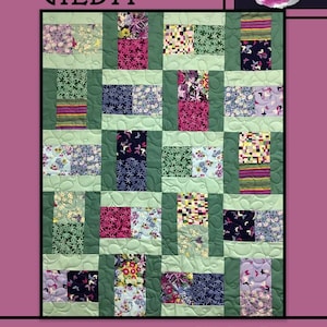 &quot;Gilda PDF Quilt Pattern von Villa Rosa Designs - &quot;&quot;Schnell & Einfach&quot;&quot; Charm Square Quilt (36” x 45” / 49” x 58” mit Rand)