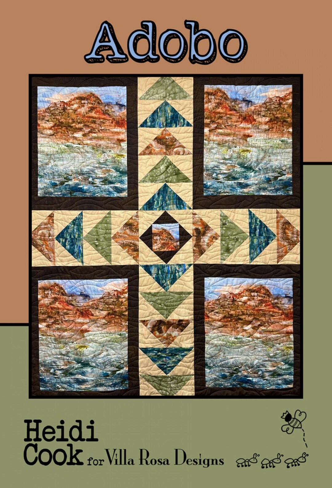 Adobo PDF Quilt Pattern-villa Rosa Instant Download Quilt Pattern - Etsy