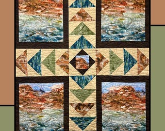Adobo PDF Quilt Pattern-Villa Rosa Instant Download Quilt Pattern