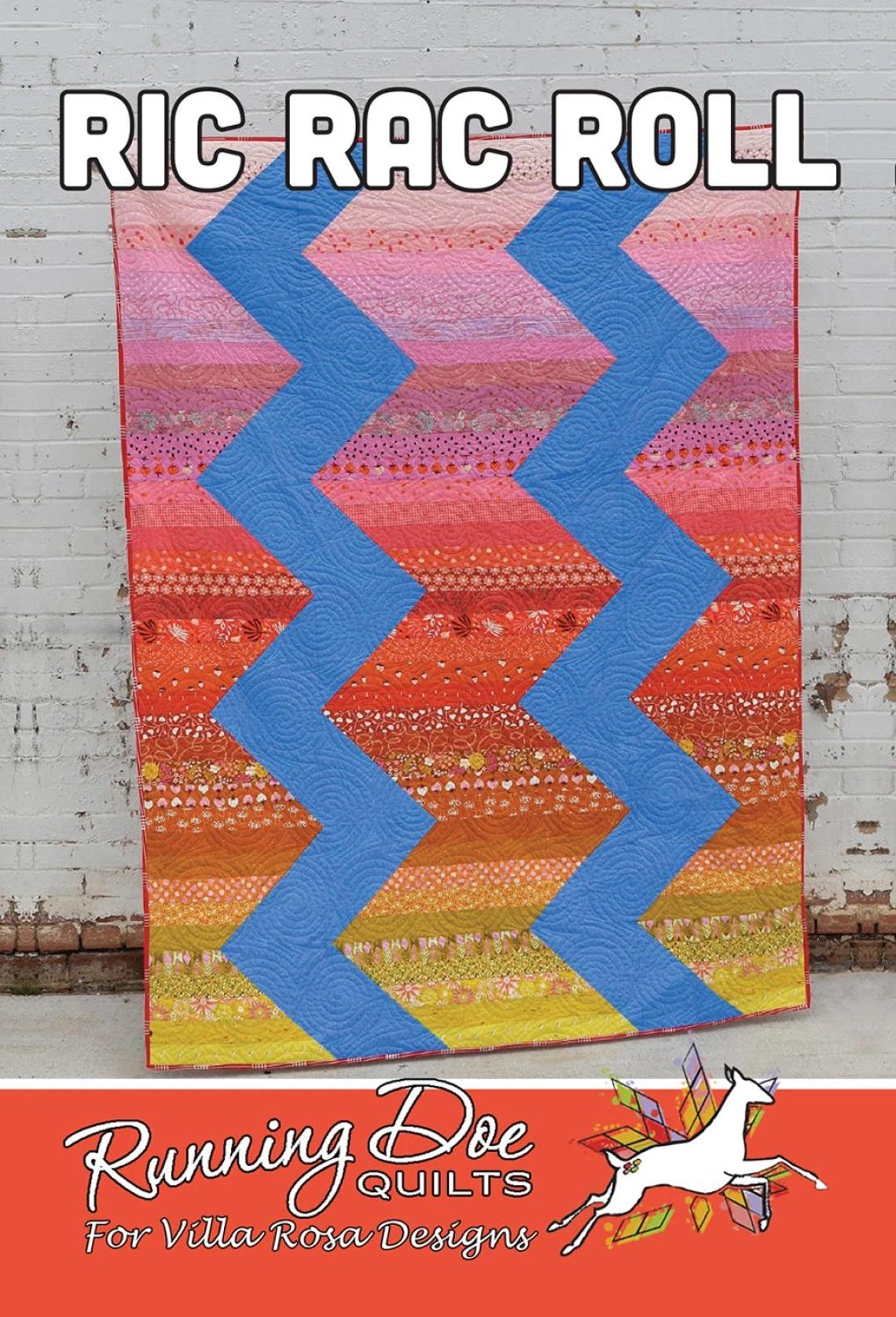 Decorating Wuilt With Ric Rak Ric Rac Roll Quilt Pattern: Modern Zigzag Design (PDF Download) - Etsy