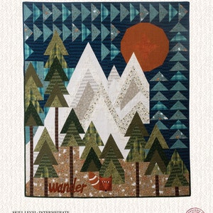 THE MOUNTAINS ARE Calling-Quilt Pattern-Flannel Quilt-Janet Nesbitt-One Sister