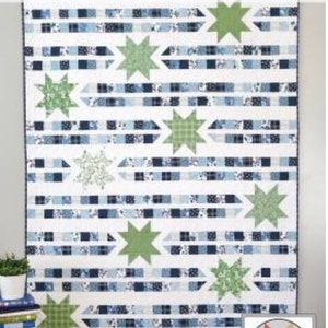 Star Trails Quilt Pattern-A Bright Corner Quilt Pattern-Andy Knowlton Quilt Pattern