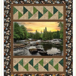 IN FLIGHT Quilt Pattern-Quilting Renditions-Panel Quilt Pattern