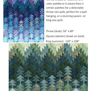 Misted Pines 2.0 Quilt Pattern-Quilt Woman-Patti Carey-Patti&#39;s Patchwork