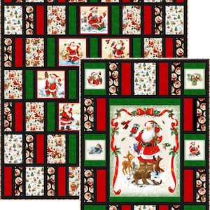 Santa&#39;s Windows PDF Quilt Pattern-Pine Tree Country Quilts-Sandy Boobar-Sue Harvey