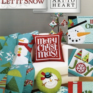 Ho Ho Ho Let It Snow-Quilting and Sewing Pattern Book-Art to Heart