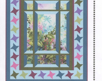 MODERN WINDOW 2-Quilt Pattern-Quilt Woman-Diane McGregor-Panel Quilt Pattern