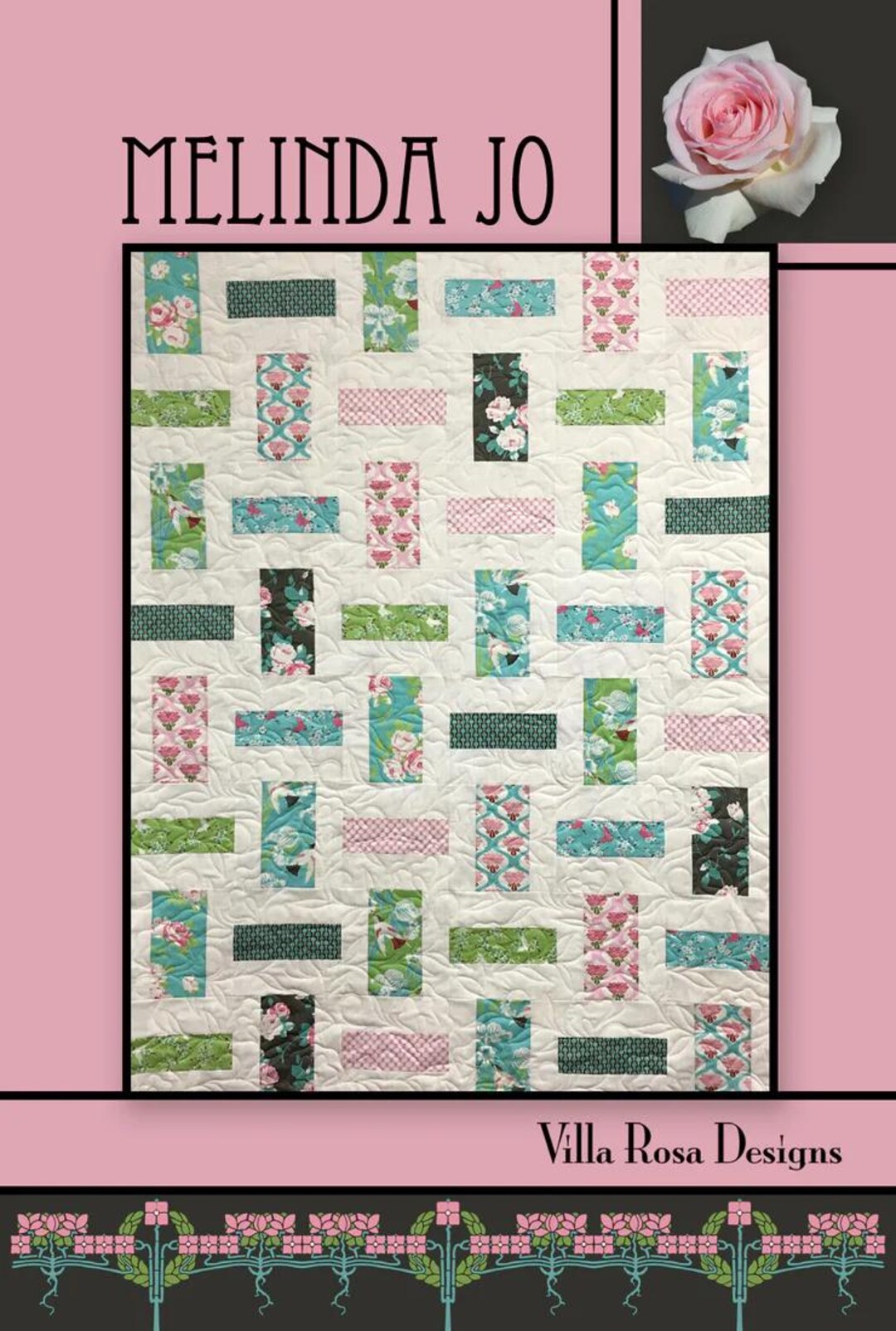 Melinda Jo PDF Quilt Pattern-villa Rosa Instant Download Quilt Pattern ...